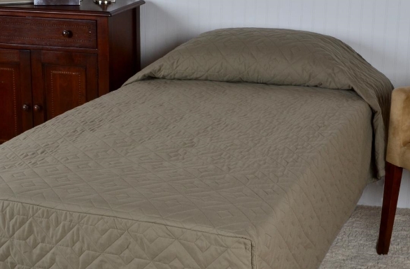 Cozy Care Bedspread - Healthcare Capped Fitted Style